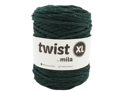 Cord Twist XL MILA 5mm - üveg zöld