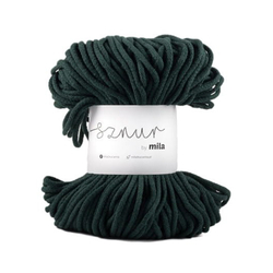 Pamut zsinór MILA 3 mm - üveg zöld