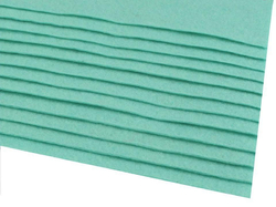 Filc anyag 20x30 cm - zöld türkiz