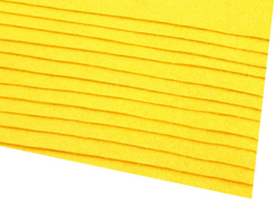 Színes filc 20x30 cm - sárga